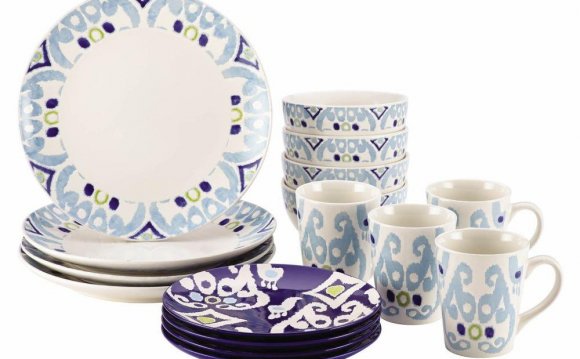 Dinnerware Ikat 16-Piece