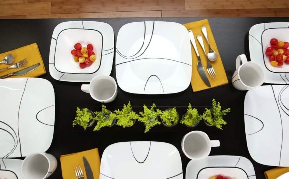 Corelle Squares Simple Lines