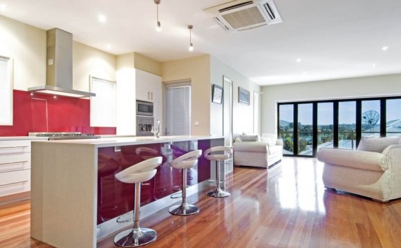 Modern kitchen dining: kitchen
