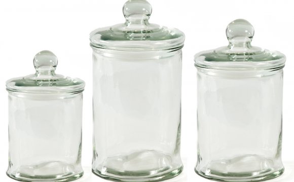 Glass jars - add pink and