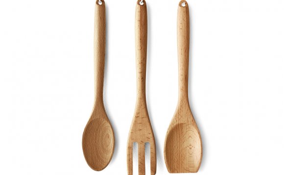 Kitchen utensils, fork and two