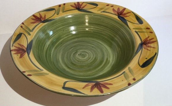 Hand Painted Stoneware 12