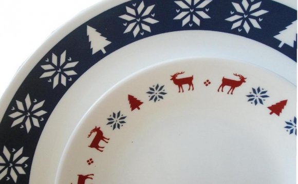 Corelle Christmas Plates