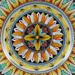 Deruta ceramics - Geometric pattern by Fima