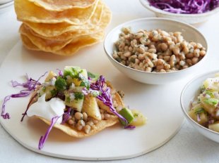 Fish and White Bean Tostadas