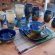 Blue Square Dinnerware