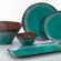 Turquoise Stoneware Dinnerware