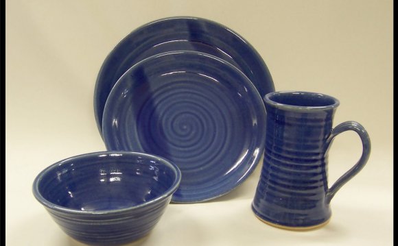 Blue Stoneware Dinnerware