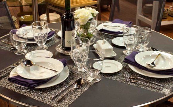 Dinnerware Setting on a table