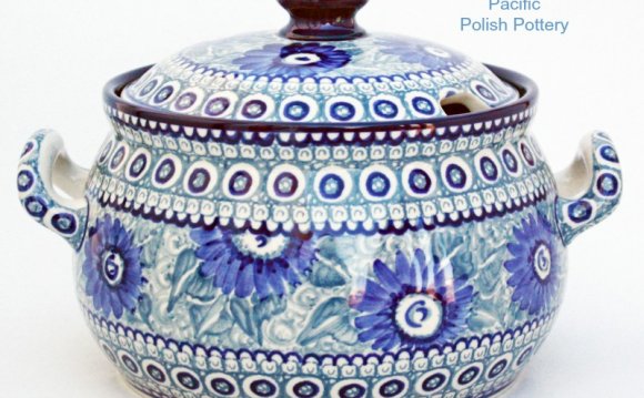 Polish Pottery Cookie Jar