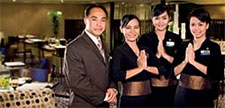staff at Tamaraind Restaurant Tamarind Restaurant - Cruise Ship Dining - Holland America Cruises