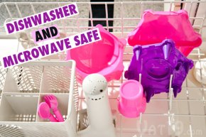 The Castle Dinner Sets are dishwasher and microwave safe.