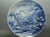 Blue Porcelain plates