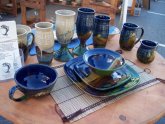 Blue Square Dinnerware