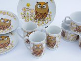 Owl Plates and bowls