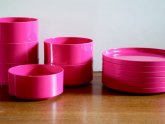 Pink Dinnerware Set