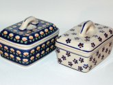 Polish Pottery Butter Dish