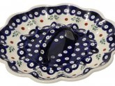 Polish Pottery Egg Plate