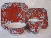 Red Toile Dinnerware