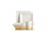 Square White Dinnerware