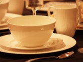 White Bone China Dinnerware Sets