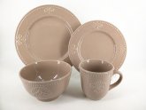 White Stoneware Dinnerware