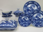 Blue and White Dinner Service