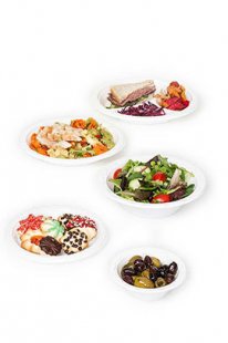 white plastic plates and bowl white plastic plates and bowl